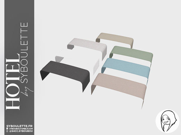 Sims 4 — Hotel - Bed throwpillow by Syboubou — This is a decor throw blanket