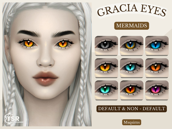 Sims 4 — MSQSIMS - Gracia Eyes - Mermaids - Default.package by MSQSIMS — Transform your Sims into captivating sea
