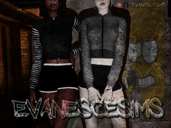 Sims 4 — evanescesims_fBottom_Lunari shorts.package by evanescesims — lunari shorts - 2k poly, 9 swatches