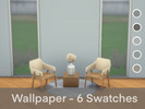 Sims 4 — Wallpaper Grey by Bibiie5104 — Basegame compatible. Six different swatches.