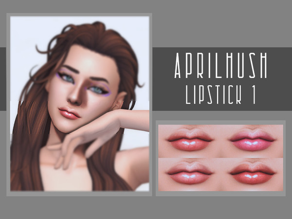 Sims 4 — [aprilhush] lipstick 1 by aprilhush — 4 options