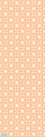 Sims 2 — Studio K Alliance - Peach by StudioKhagerks — A nice, simple design on a subtle vertical grasscloth texture.