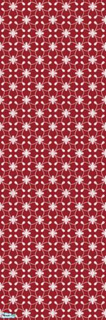 Sims 2 — Studio K Alliance - Maroon by StudioKhagerks — A nice, simple design on a subtle vertical grasscloth texture.