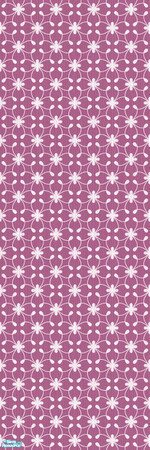 Sims 2 — Studio K Alliance - Orchid by StudioKhagerks — A nice, simple design on a subtle vertical grasscloth texture.