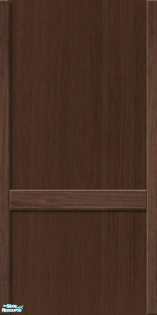 Sims 2 — Studio K Wood 04 - Raw Umber by StudioKhagerks — A simple paneling with trimwork in a lighter shade. Category: