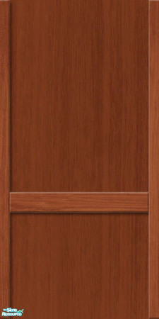 Sims 2 — Studio K Wood 04 - Red Chestnut by StudioKhagerks — A simple paneling with trimwork in a lighter shade.