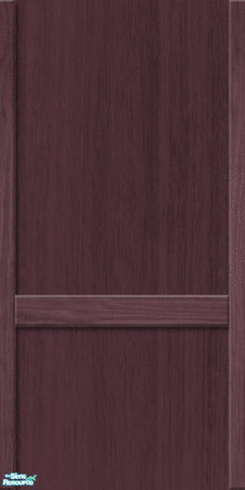 Sims 2 — Studio K Wood 04 - Wild Berry by StudioKhagerks — A simple paneling with trimwork in a lighter shade. Category: