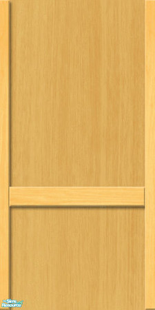 Sims 2 — Studio K Wood 04 - Natural by StudioKhagerks — A simple paneling with trimwork in a lighter shade. Category: