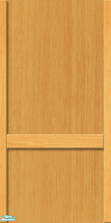 Sims 2 — Studio K Wood 04 - Harvest Grain by StudioKhagerks — A simple paneling with trimwork in a lighter shade.