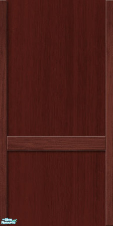 Sims 2 — Studio K Wood 04 - Dutch Chocolate by StudioKhagerks — A simple paneling with trimwork in a lighter shade.