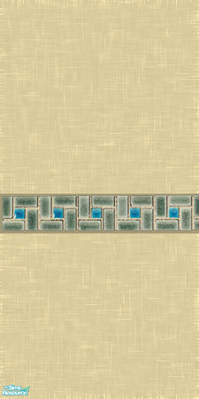 Sims 2 — Lava Backsplash - Blue And Green by shannon730 — Tile backsplash walls. 