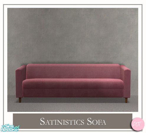 Sims 2 — Satinistics Pink - Living Sofa Pink by DOT — Satinistics, Sofa, Chair, Chair with pillow, LoveSeat with pillow,