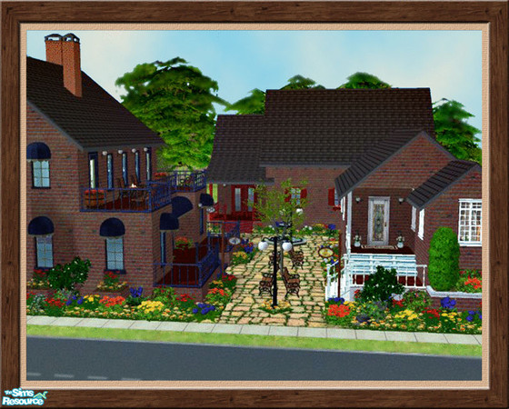 Sims 2 — Village Shops by Pinecat — Whether you\'re looking for the latest fashions, a perfect gift or the pet you\'ve