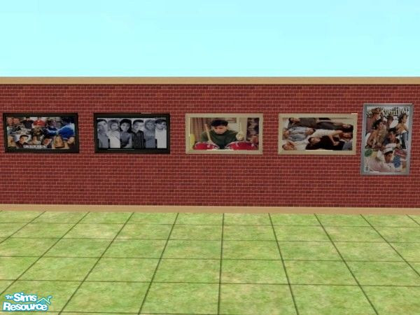 Sims 2 — Friends Paintings by Loewnah — All though the show is over, I will never forget Joey Tribbiani, Chandler Bing,
