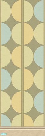 Sims 2 — Urban Walls I - Dots with Kick by Lekker Sims — Coordinate your home with the Lekker Sims "Urban"