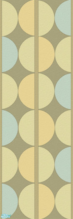 Sims 2 — Urban Walls I - Dots by Lekker Sims — Coordinate your home with the Lekker Sims "Urban" Collection.