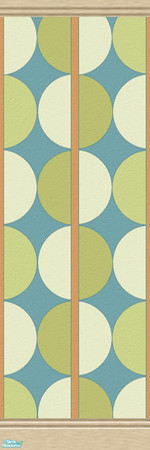 Sims 2 — Homemaker Walls I - Dots Kick/crown by Lekker Sims — Coordinate your home with the Lekker Sims