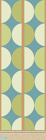 Sims 2 — Homemaker Walls I - Dots with Kick by Lekker Sims — Coordinate your home with the Lekker Sims