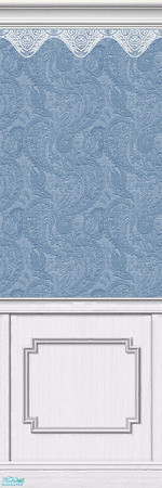 Sims 2 — Lace Walls ~ Paisley ~ Denim ~ 25A by maylynn55 — Made by MayLynn55 **TSRAA** Thank you to Katie for all her