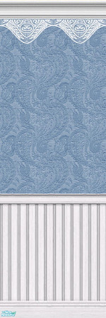 Sims 2 — Lace Walls ~ Paisley ~ Denim ~ 24A by maylynn55 — Made by MayLynn55 **TSRAA** Thank you to Katie for all her