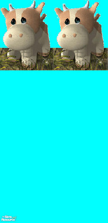 Sims 2 — Little Moo Wallpapers - Blue by Jaymz87 — Simple wallpaper, great results! Perfect for a babies or toddlers