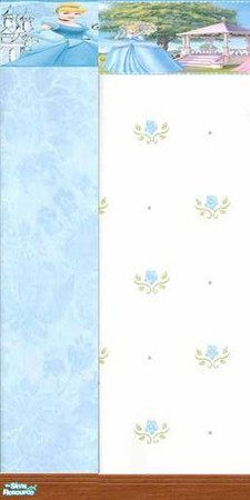 Sims 2 — Cinderella WallPaper Collection by FluffyAuntyDi — Cinderella down in 2 beautiful wallpapers Enjoy!
