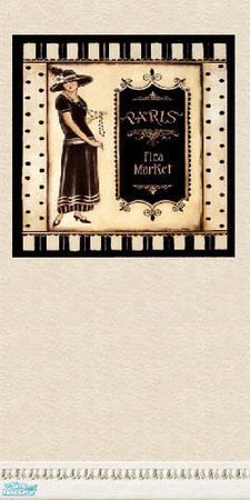 Sims 2 — picture frame wall set - Individual Item by skinflin — wall 13-part of set