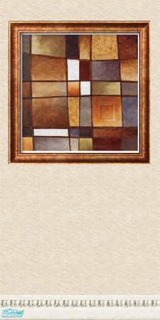 Sims 2 — picture frame wall set - Individual Item by skinflin — wall 11-part of set