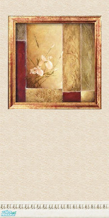 Sims 2 — picture frame wall set - Individual Item by skinflin — wall 9-part of set