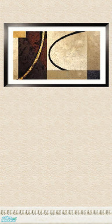 Sims 2 — picture frame wall set - Individual Item by skinflin — wall 7-part of set