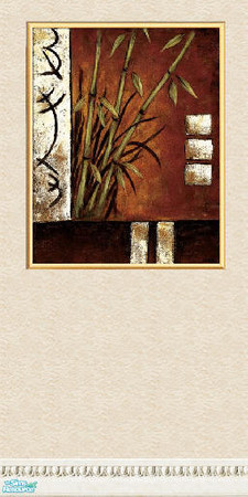 Sims 2 — picture frame wall set - Individual Item by skinflin — wall 5-part of set