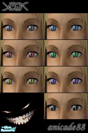 Sims 2 — Snake Eyes Set by anicade88 — I dunno why I made this set is the first place, coz I really really hate snakes