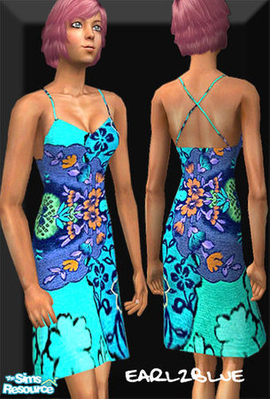 Sims 2 — e2b_set004_K Dresses Recolor 6 by earl2blue — No one knows what the "K" in K-dresses stand for but