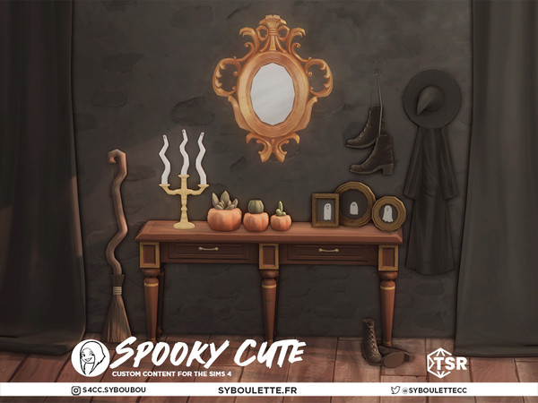 Sims 4 — Spooky Cute - Floor shoes by Syboubou — Get into the spirit of Halloween with this Spooky Cute cc set! This