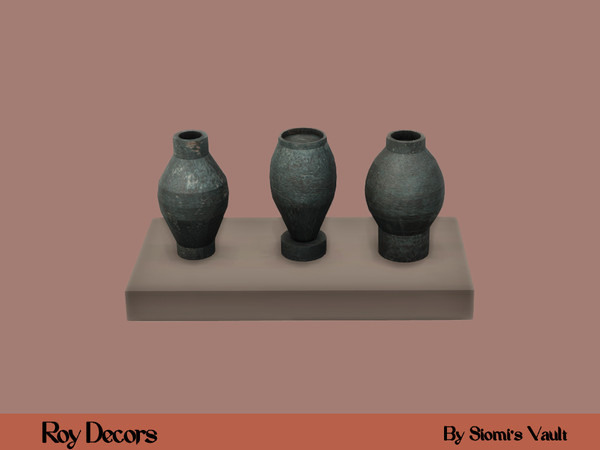 Sims 4 — Roy Decors - Mini vases by siomisvault — Alright so now I'm into modern decorations I hope you like it Roy is a