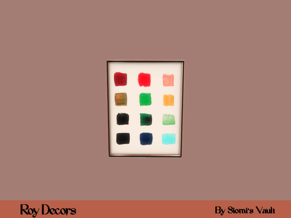Sims 4 — Roy Decors - Painting by siomisvault — Alright so now I'm into modern decorations I hope you like it Roy is a