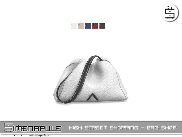 Sims 4 — High Street Shopping - Bag 02 by Simenapule — High Street Shopping - Bag Shop Part 2