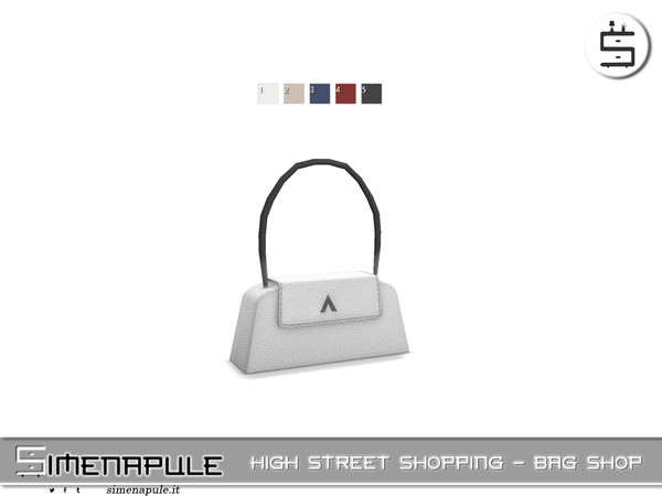Sims 4 — High Street Shopping - Bag 04 by Simenapule — High Street Shopping - Bag Shop Part 2