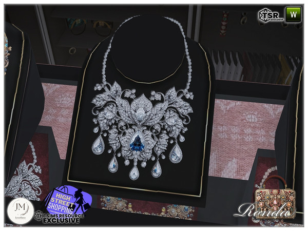 Sims 4 — High street shopping Ronda deco alone necklace4 by jomsims — High street shopping Ronda set in 3 part