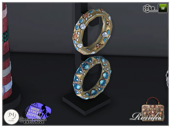 Sims 4 — High street shopping Ronda deco bracelet1 by jomsims — High street shopping Ronda set in 3 part