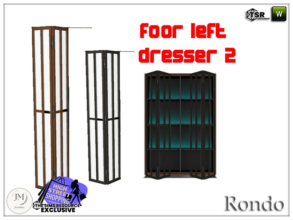 Sims 4 — High street shopping Rondo door left for dresser2 by jomsims — Here is the masculine version of ronda, Rondo,