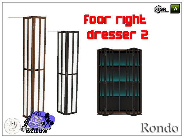 Sims 4 — High street shopping Rondo door right for dresser2 by jomsims — Here is the masculine version of ronda, Rondo,