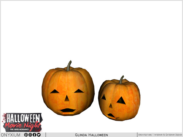 Sims 4 — [Onyxium] Glinda Carved Pumpkins by Onyxium — Onyxium@TSR Design Workshop Halloween Collection - Belong To The