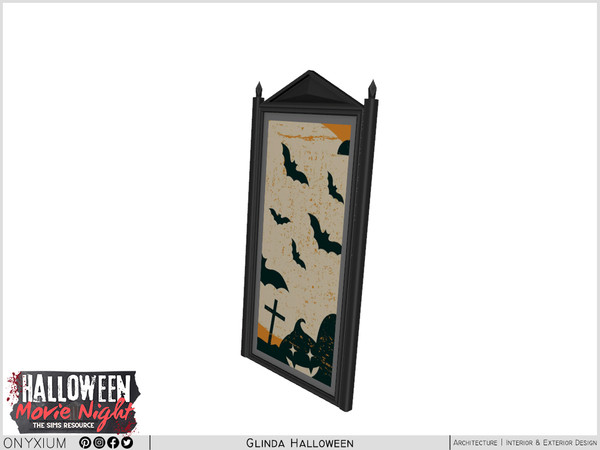 Sims 4 — [Onyxium] Glinda Painting Frame by Onyxium — Onyxium@TSR Design Workshop Halloween Collection - Belong To The