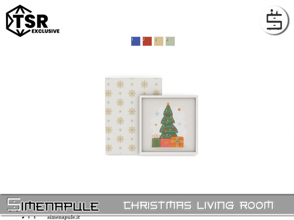 Sims 4 — Christmas Living Room - Pictures by Simenapule — Christmas Living Room - Deco
