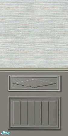 Sims 2 — Panel wall 6 by annefranzen — Grey panel with blue wall paper.