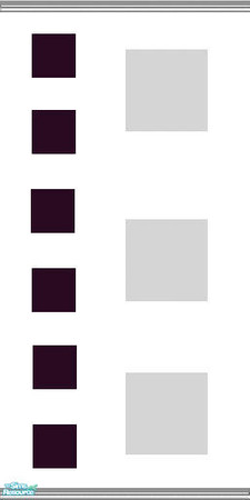 Sims 2 — modern grey-black squares set - Individu by skinflin — as name states 6