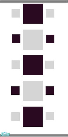Sims 2 — modern grey-black squares set - Individu by skinflin — as name states 3