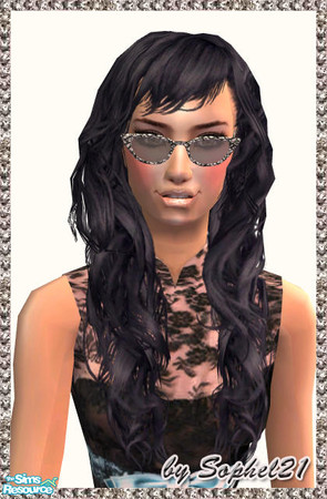 Sims 2 — Cateyes Recolours - 2 by Sophel21 — set of 7 glasses in different style - based on the amazing mesh from
