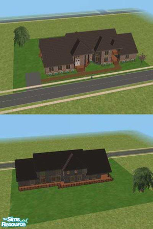 Sims 2 — 4 Spawling Place by katje96 — The fourth in my series. This is a large house with lots of bedrooms. There's a